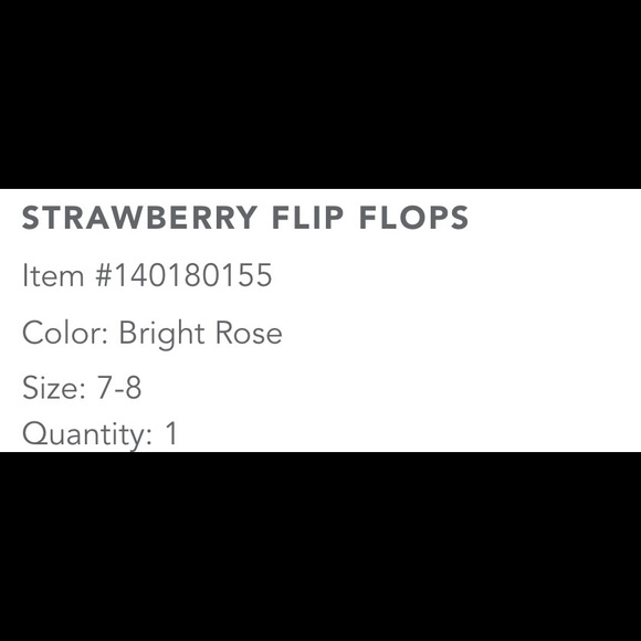 ✌️2 for $10/Strawberry/Watermelon Toddler Flip Flops - Picture 4 of 4